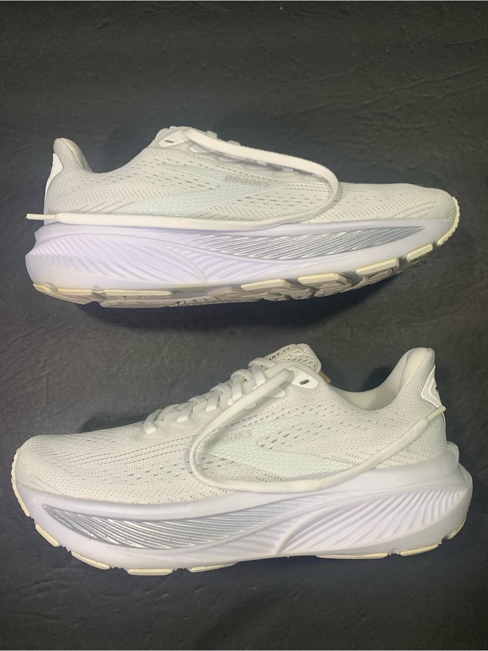 Brooks Ghost 17 Women’s White Running Walking Sneakers Shoe Size- 7 - Picture 5 of 11